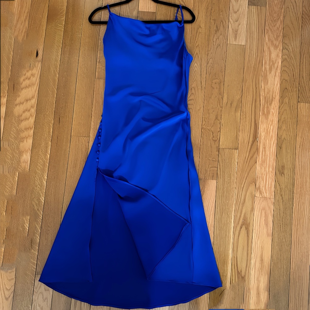 Elegant Blue Women's Dress